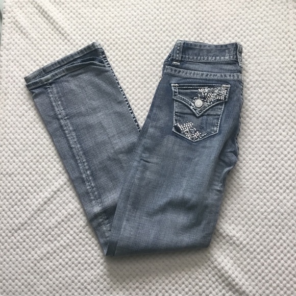 ROCK & ROLL COWGIRL JEAN WITH BLING DETAIL SZ 26X34 NWOT - Picture 6 of 8